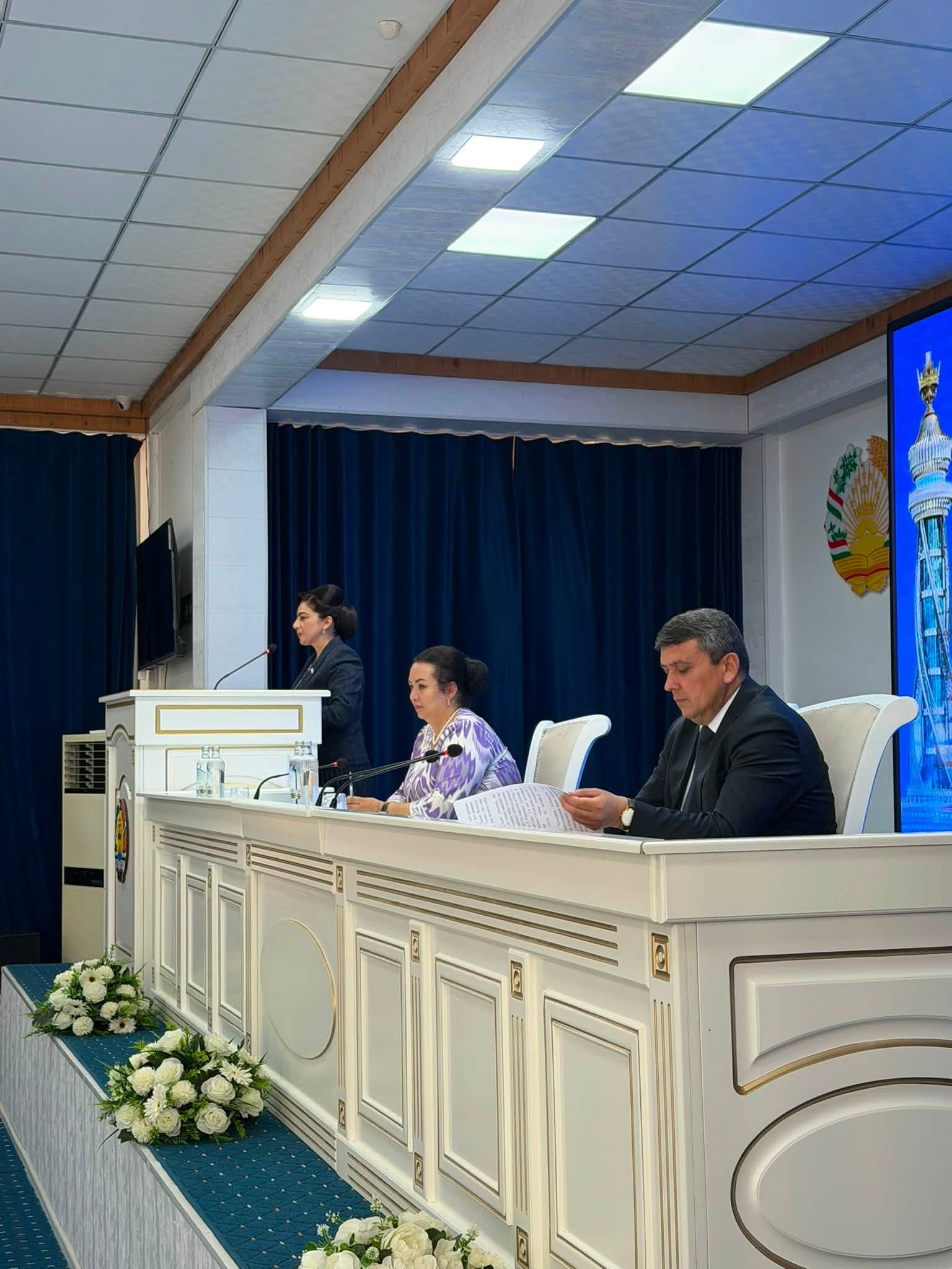 ВОХӮРИИ ВАКИЛОНИ МАҶЛИСИ НАМОЯНДАГОНИ МАҶЛИСИ ОЛӢ БО ИНТИХОБКУНАНДАГОН ДАР НОҲИЯИ ШОҲМАНСУРИ ШАҲРИ ДУШАНБЕ